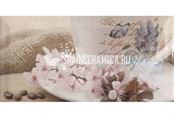 Marmol almond dec. beige 10х20 см - фото 13534